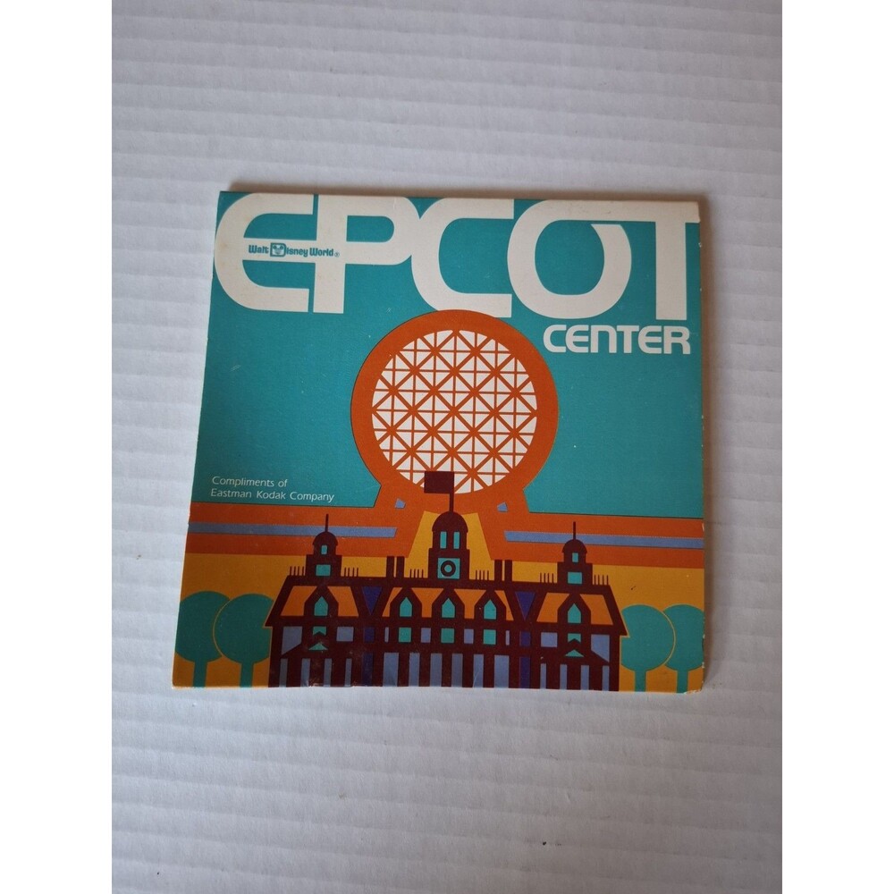 Vintage 1982 EPCOT Center Opening Year Souvenir Guide Wheel Map Kodak Disney